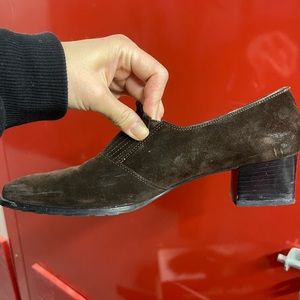 Ferragamo suede booties 8.5 Women AAA width